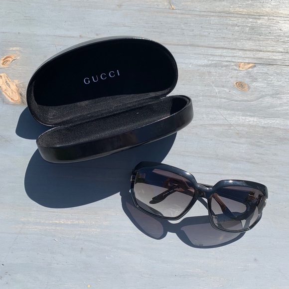 gucci round square sunglasses